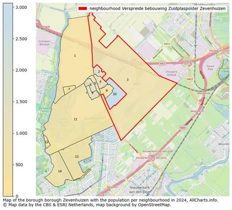 Verspreide bebouwing Zuidplaspolder Zevenhuizen